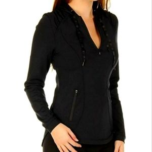 SPANX Silhouette 1/4 Zip Hooded Pullover / Jacket
